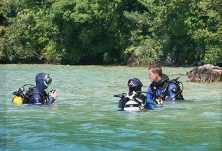  Buceo en el lago de Annecy 